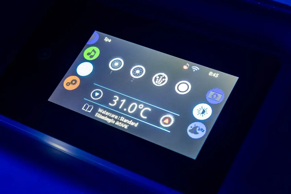 Wellis jakuzzi kezelő