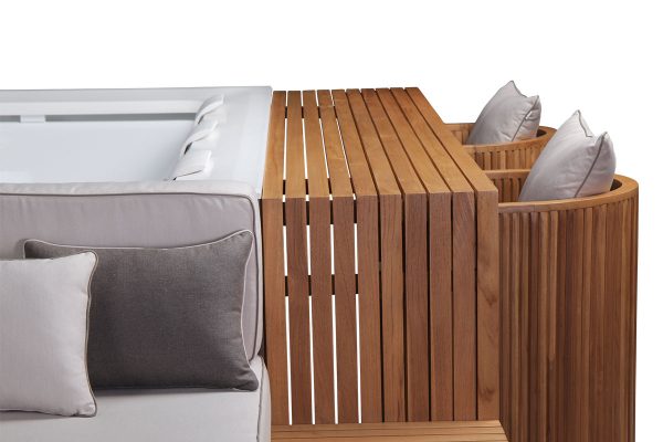 Wellis Dabassy jakuzzi bútorelrendezés