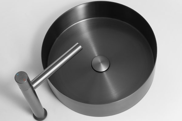 Marigold pultra építhető mosdó - Gun Grey - WB00557 - 01 Wellis Marigold pultra építhető mosdó - Gun Grey