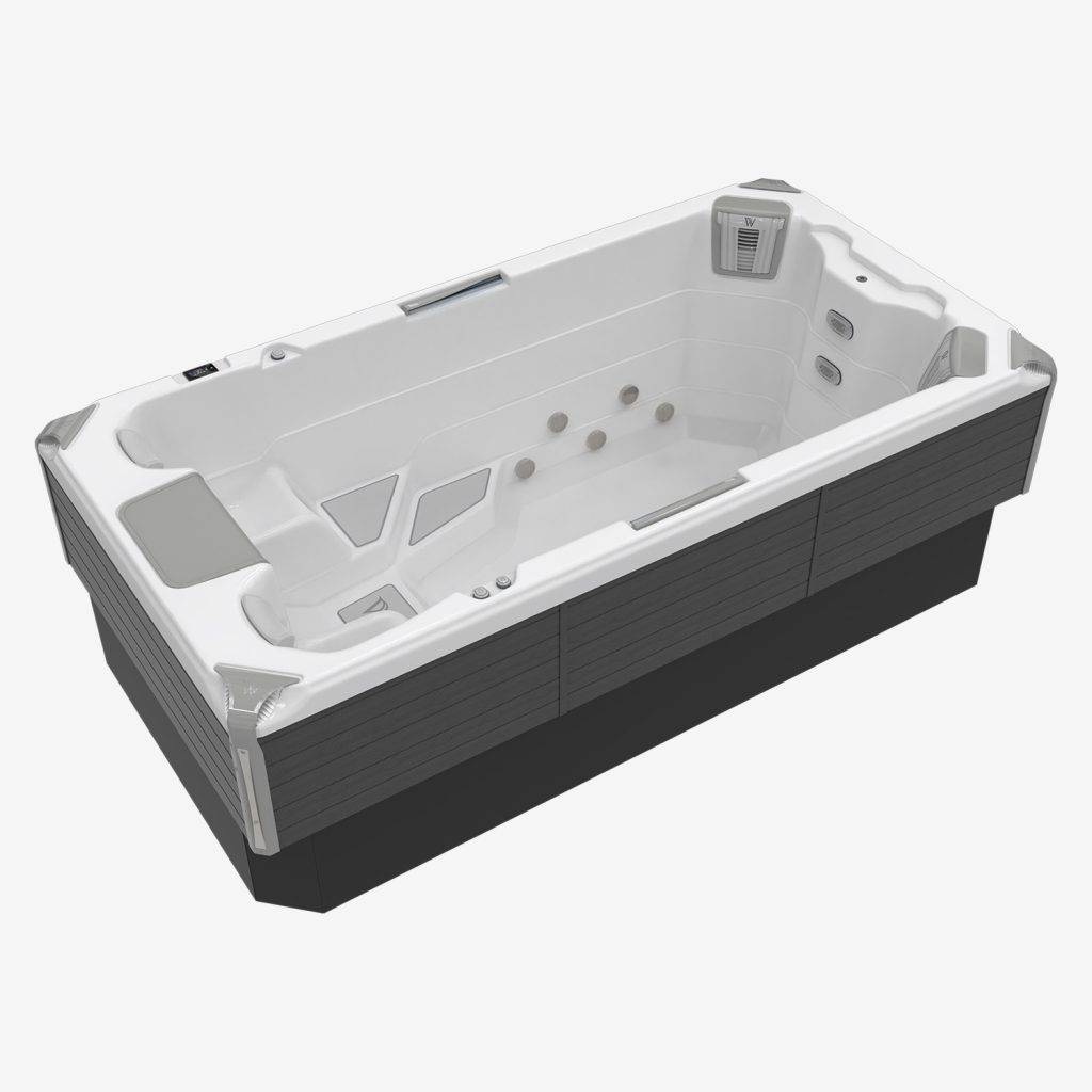 úszómedence Danube Grand Prix oldalnézet