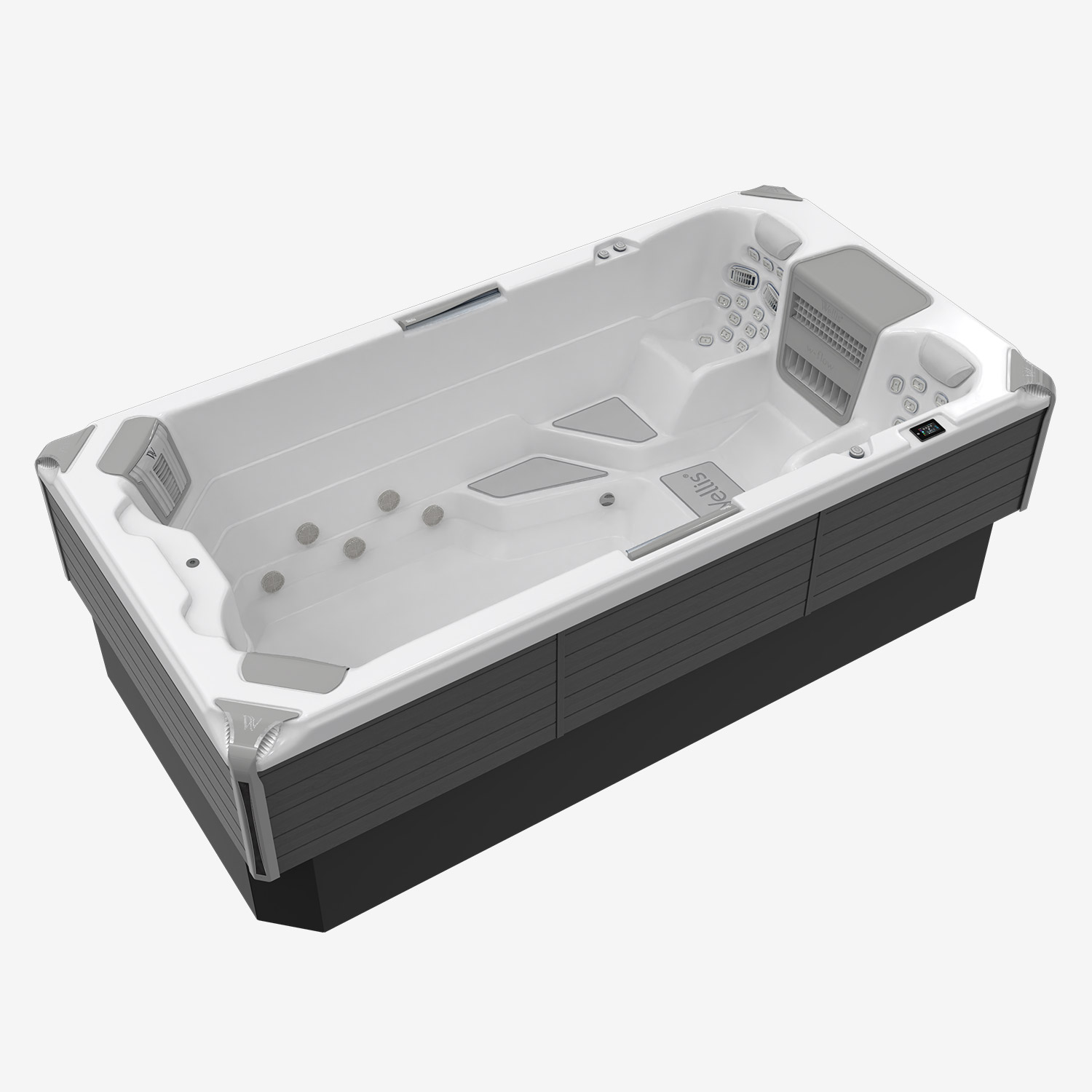 úszómedence Danube Grand Prix oldalnézet